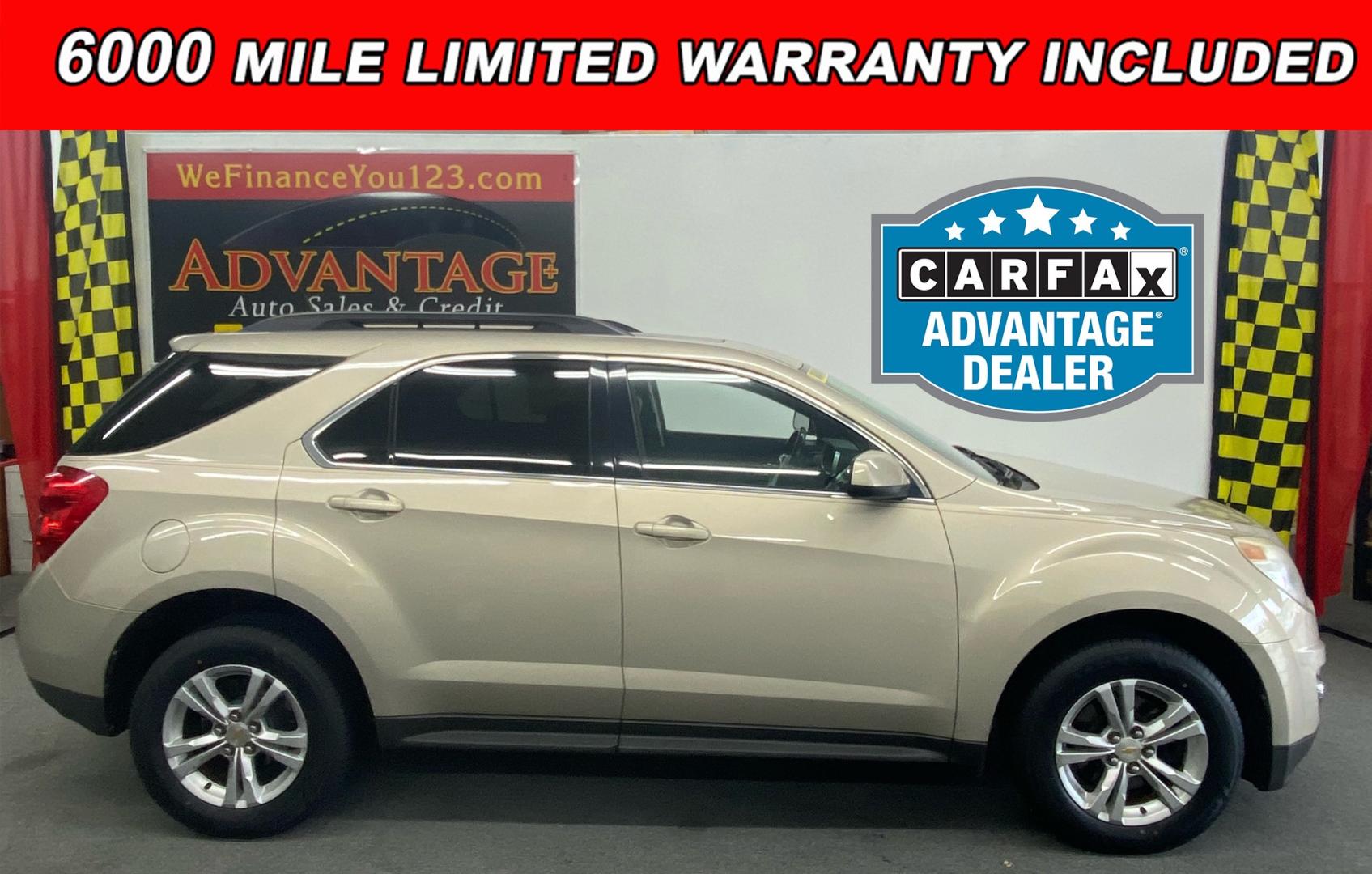 2011 GOLD /Gray Chevrolet Equinox 2LT 2WD (2GNALPEC4B1) with an 2.4L L4 DOHC 16V engine, 6-Speed Automatic transmission, located at 533 S West End Blvd., Quakertown, PA, 18951, (877) 257-4995, 40.343994, -75.303604 - Photo#0